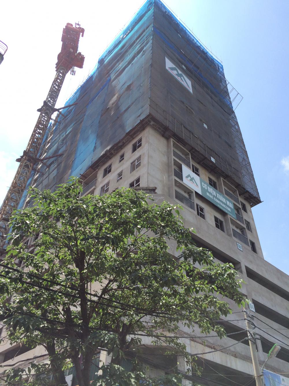 Dự án đang xây dựng đến mặt sàn tầng 22