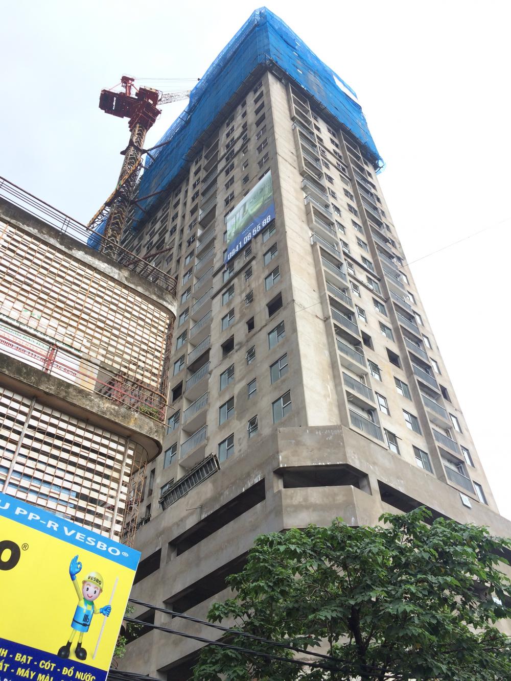 Dự án đang thi công tới mặt sàn tầng 29