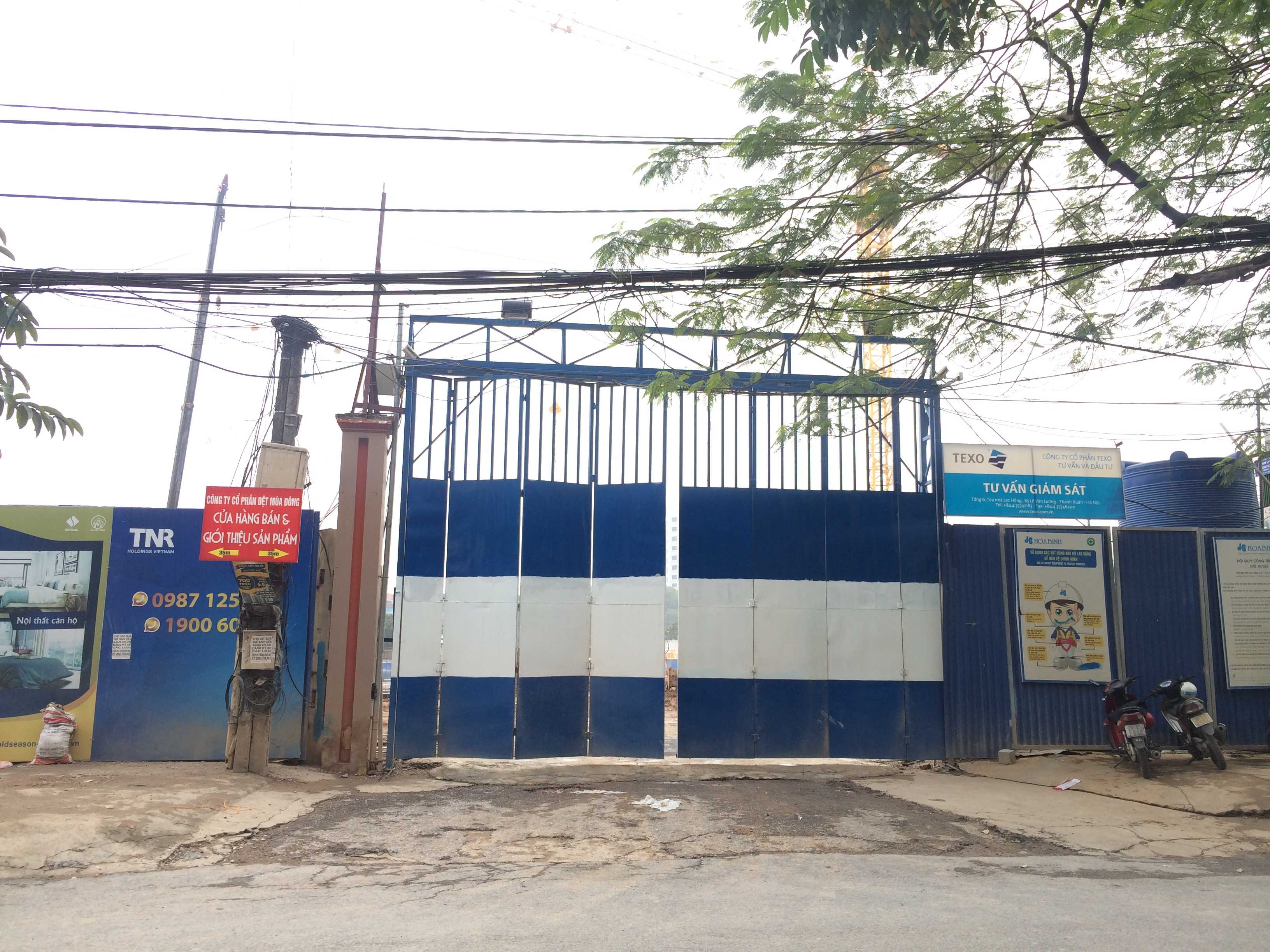 Dự án đang tiếp tục thi công móng, hầm