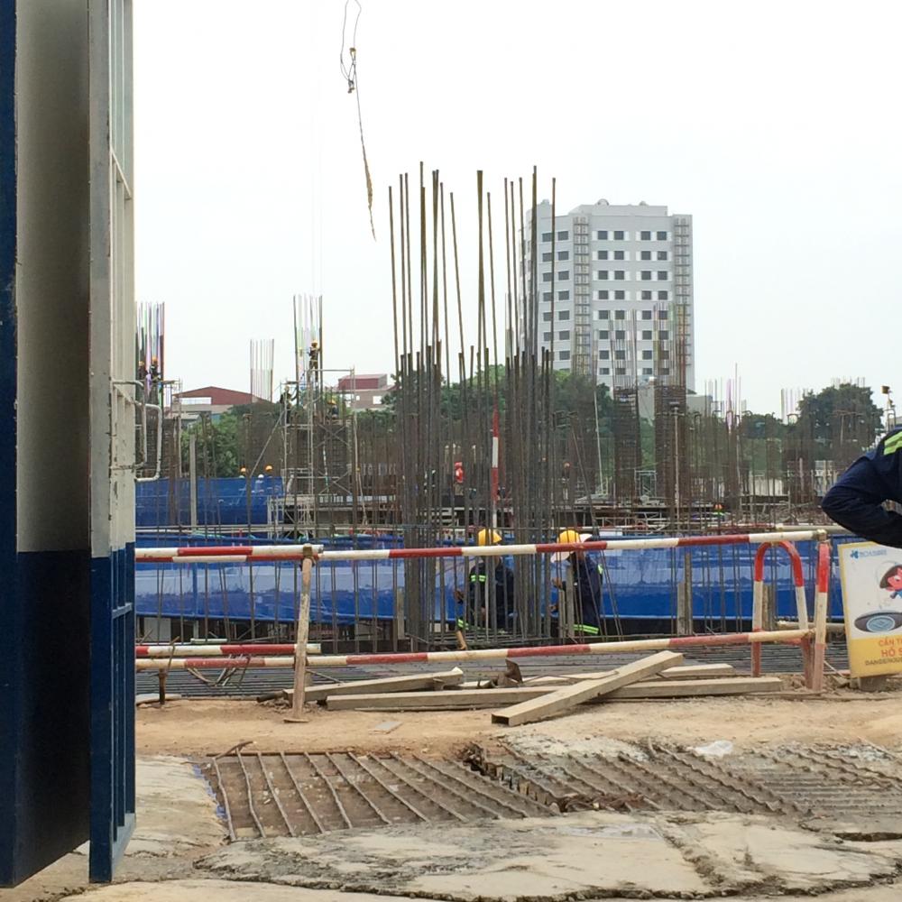 Dự án vẫn đang thi công móng hầm