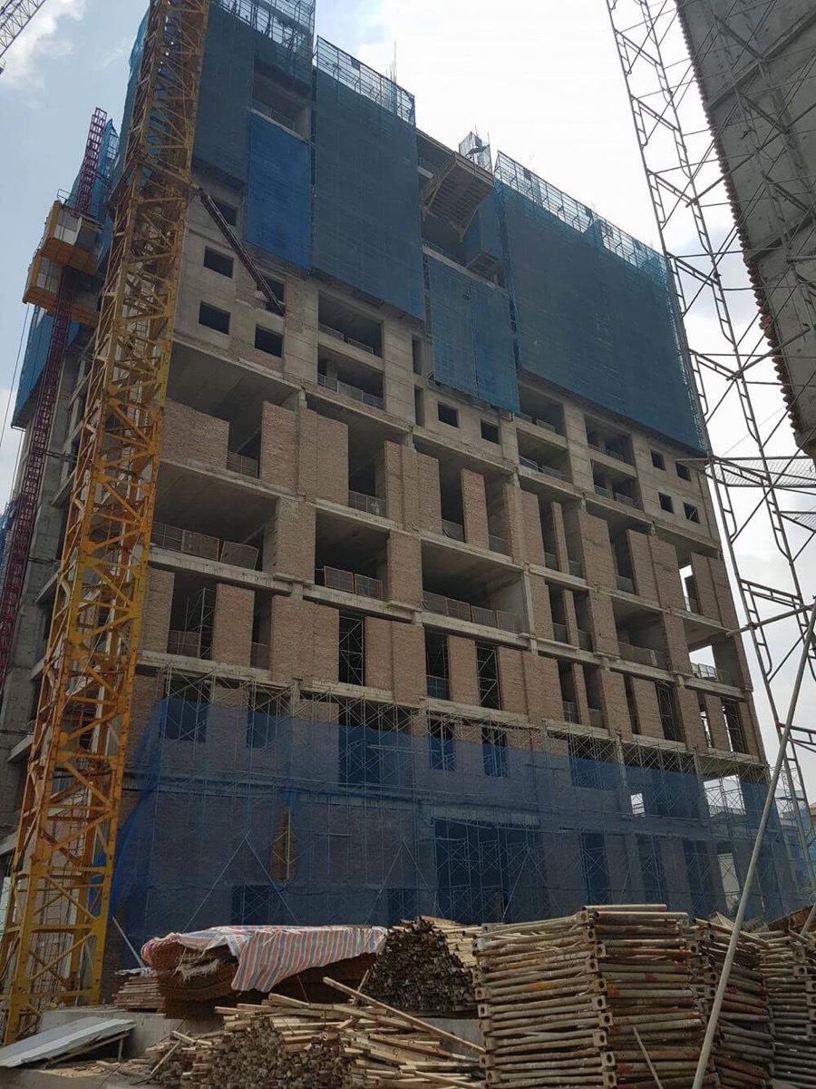 Dự án đang thi công phần thô