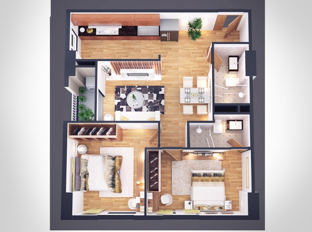 Thiết kế căn hộ D