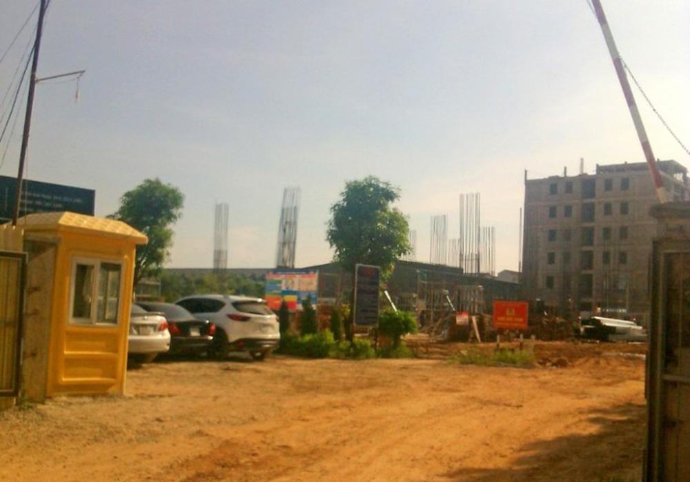 Dự án đã hoàn thiện khối đế, tầng hầm, đang gấp rút thi công các tầng nổi