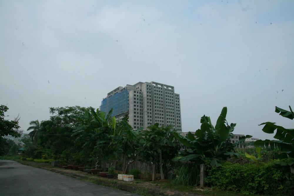 Dự án đã xong thô và đang hoàn thiện nốt khu liền kề