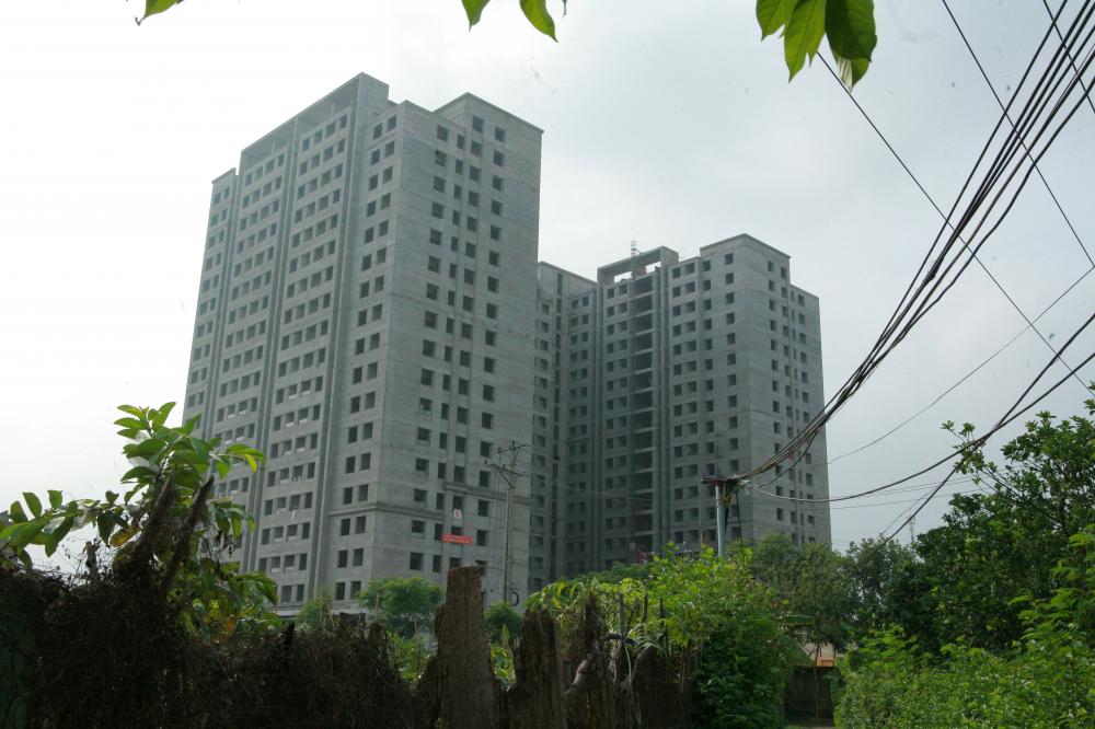 Dự án đã xong thô và đang hoàn thiện nốt khu liền kề