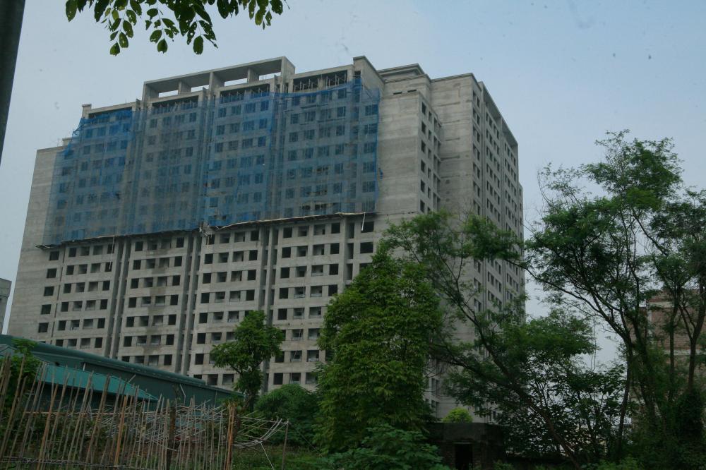 Dự án đã xong thô và đang hoàn thiện nốt khu liền kề