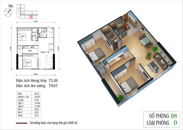 Thiết kế căn hộ 08