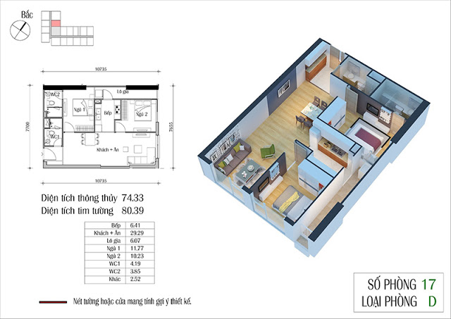 Thiết kế căn hộ 17