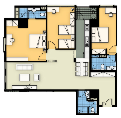 Thiết kế căn hộ 02, 11