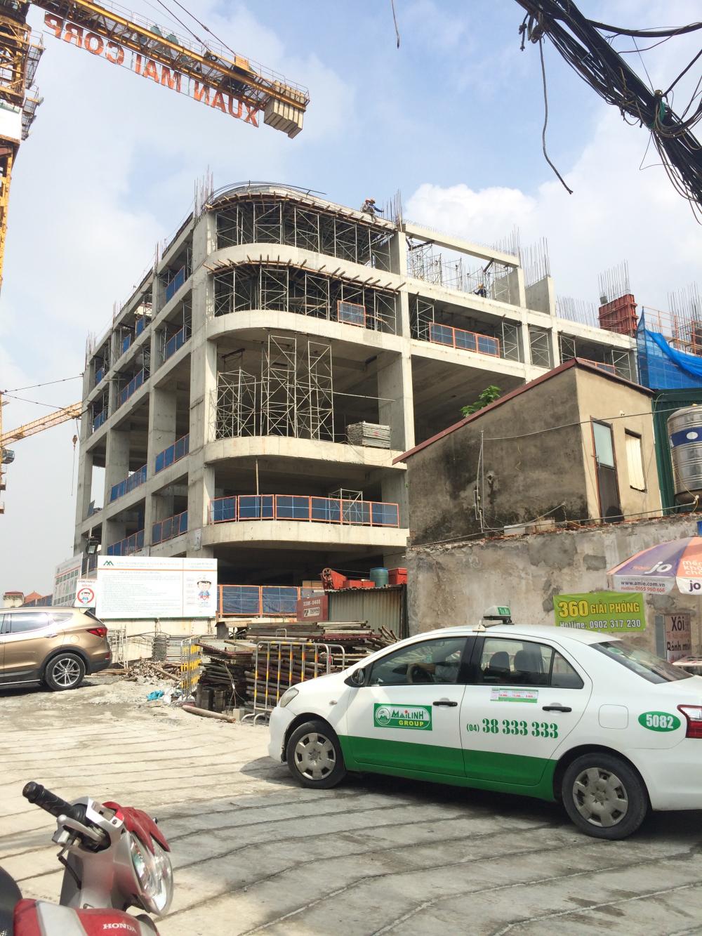 Dự án đang xây dựng mặt sàn tầng 6