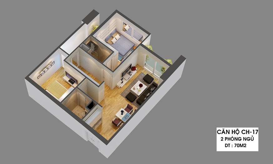 Thiết kế căn hộ CH-17