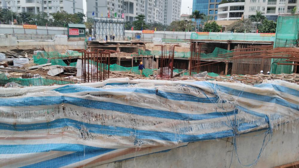 Dự án đang thi công móng