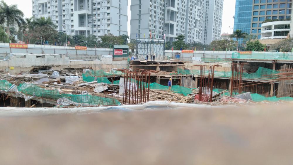 Dự án đang thi công móng