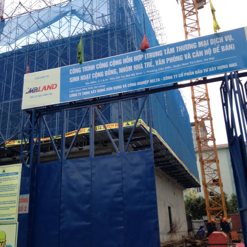 Dự án đang đổ mái tầng tầng 4, dự kiến 10 ngày hoàn thành 1 tầng, tòa nhà cao 30 tầng