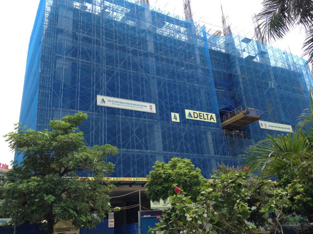 Dự án đang thi công tới mặt sàn tầng 7