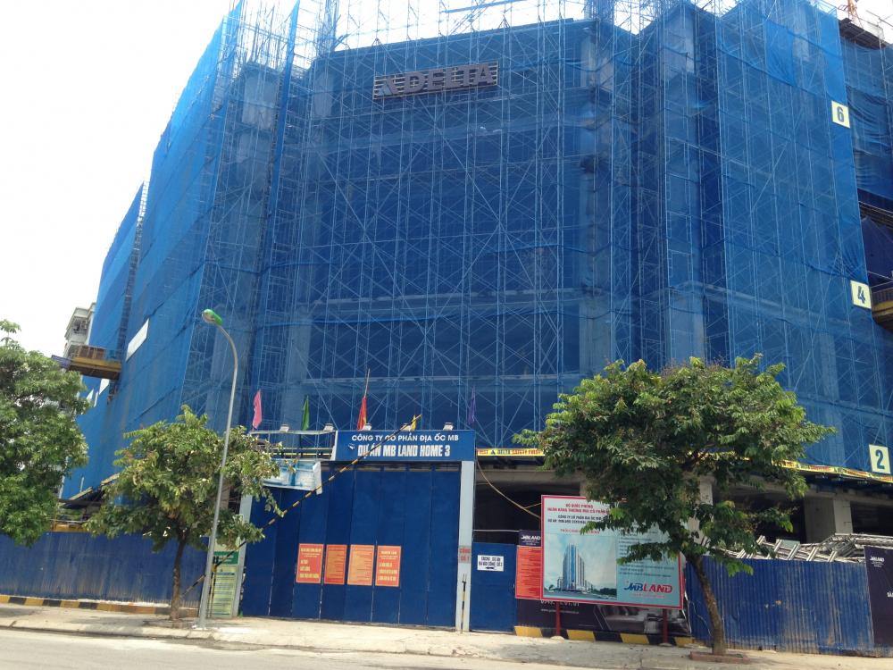 Dự án đang thi công tới mặt sàn tầng 7