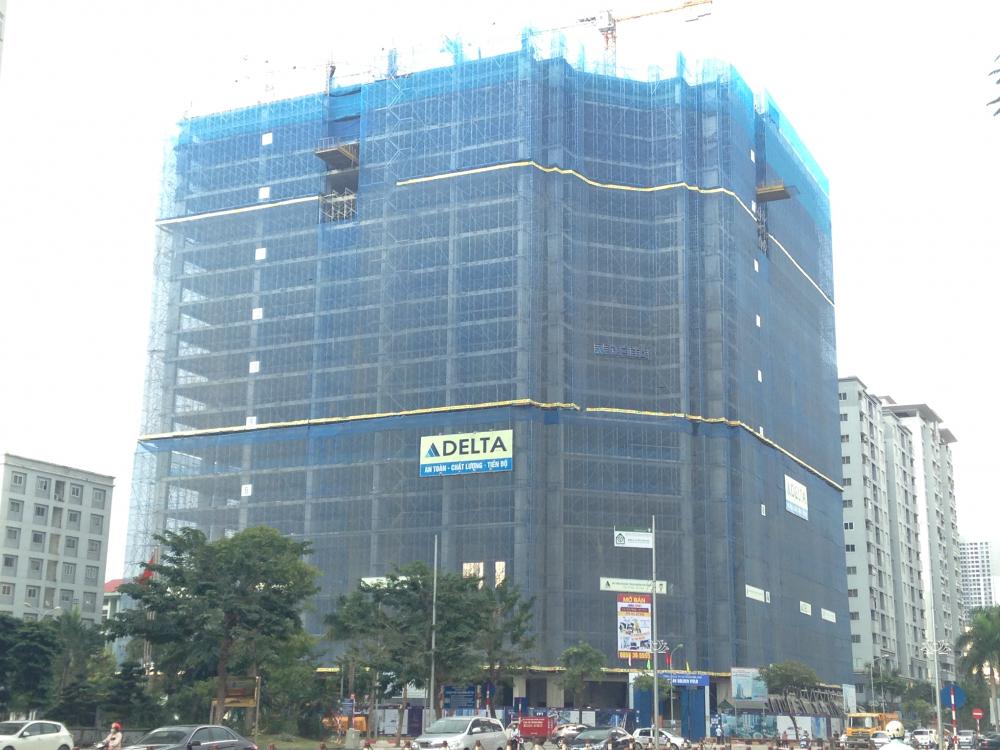 Dự án đã thi công tới mặt sàn tầng 20