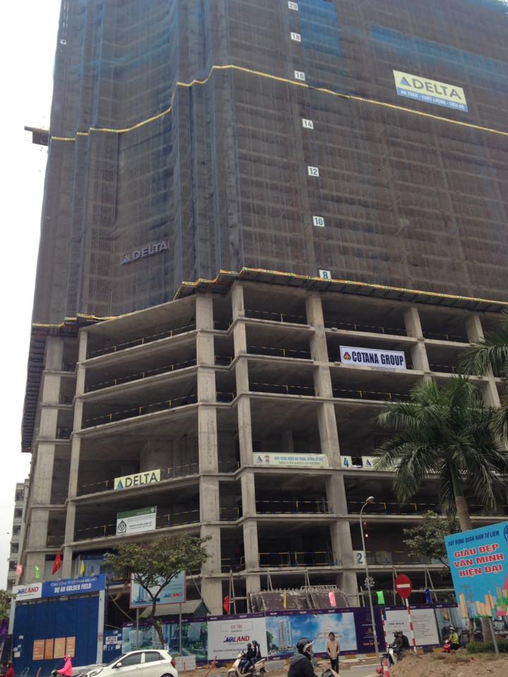 Dự án đang thi công đến tầng 24