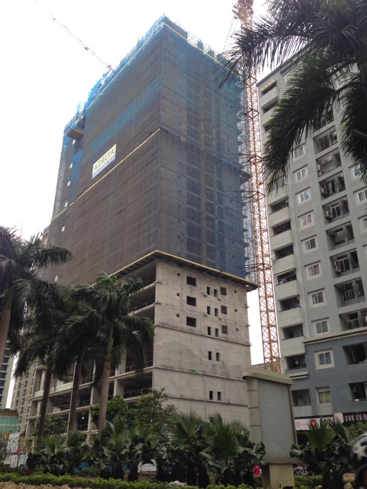 Dự án đang thi công đến tầng 24