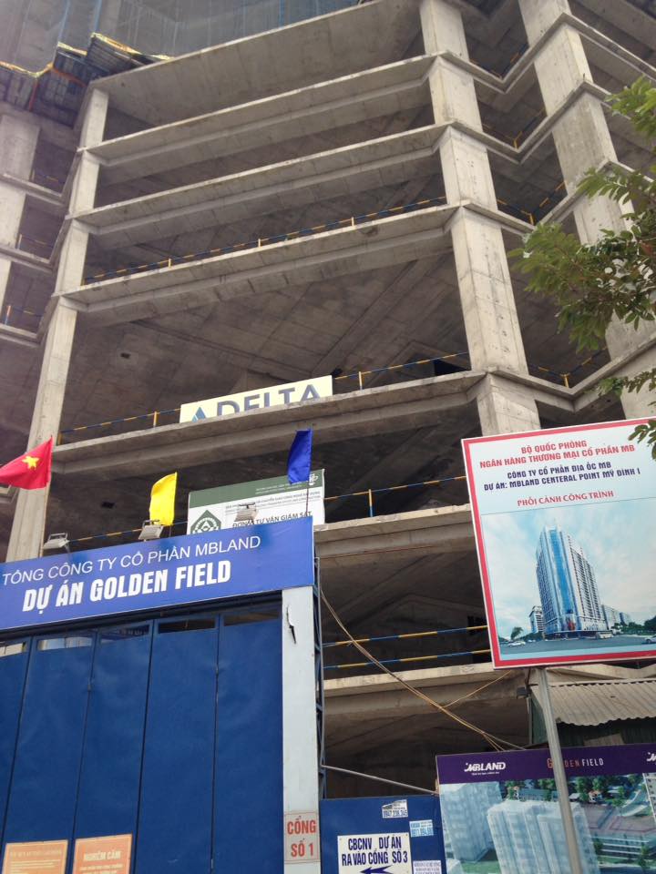 Dự án đang thi công đến tầng 24