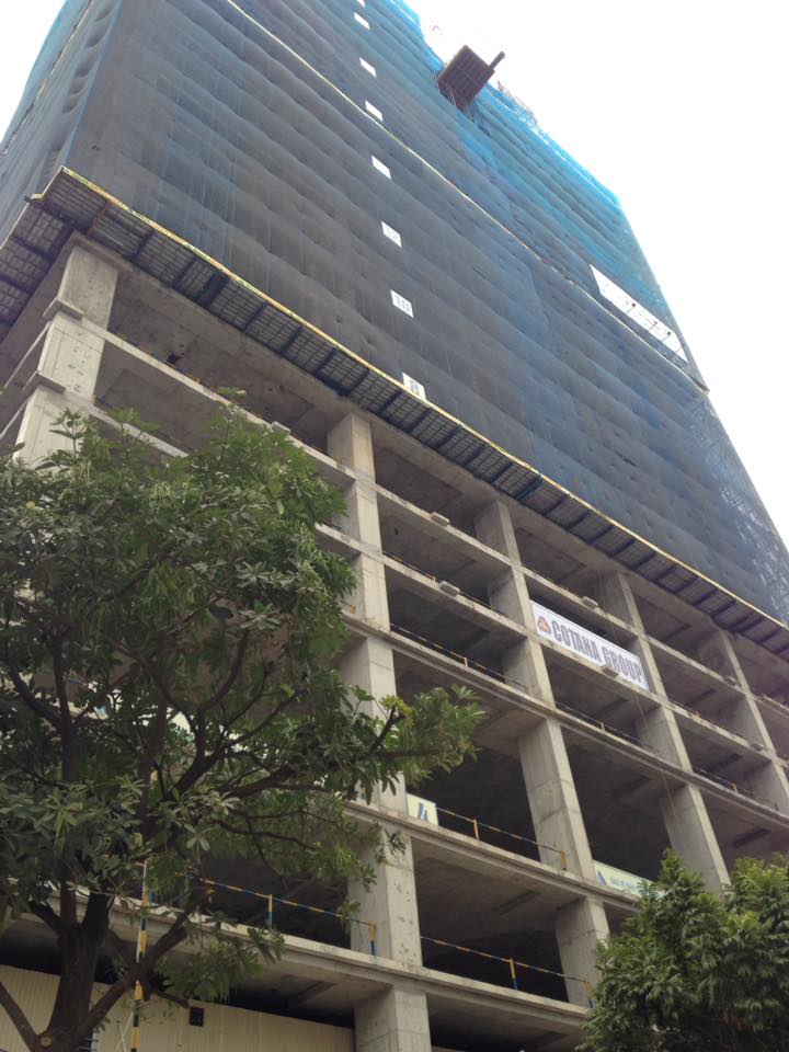 Dự án đang thi công đến tầng 24