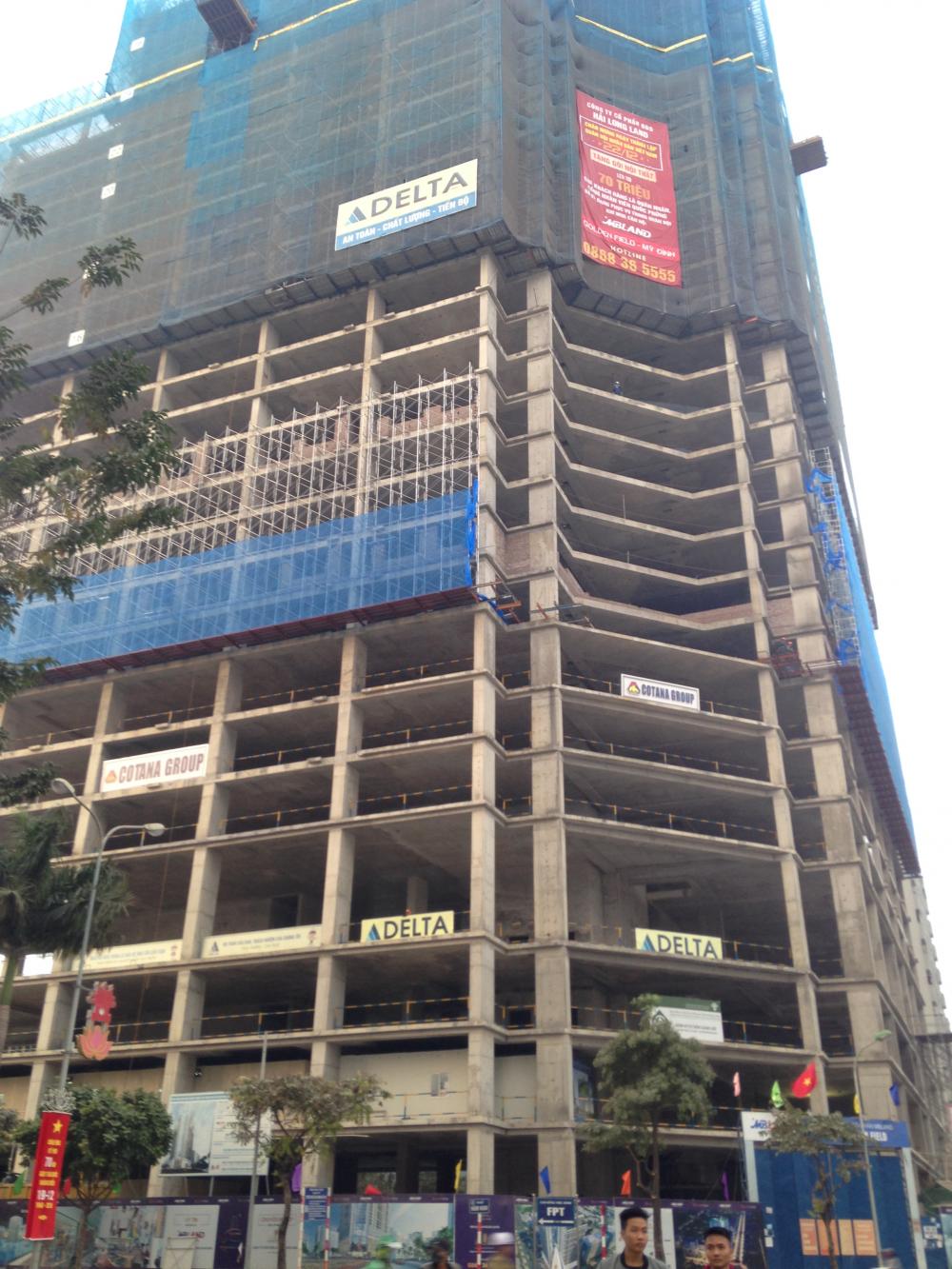 Dự án đang thi công tới mặt sàn tầng 26