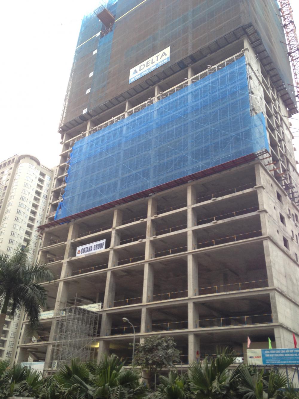 Dự án đang thi công tới mặt sàn tầng 26