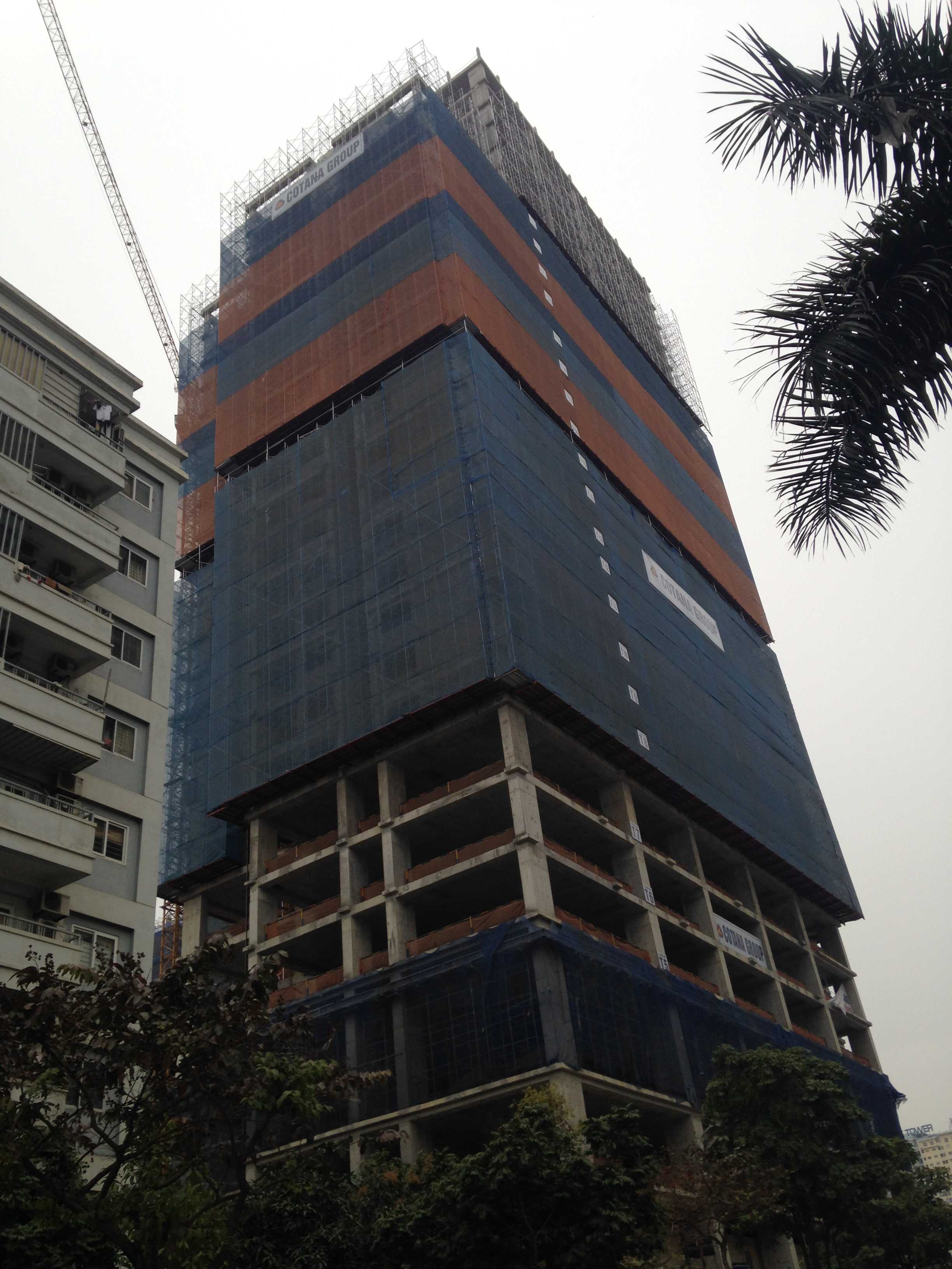 Dự án đang thi công tới mặt sàn tầng 31