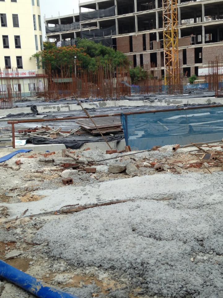 Dự án đang tiếp tục hoàn thiện phần móng