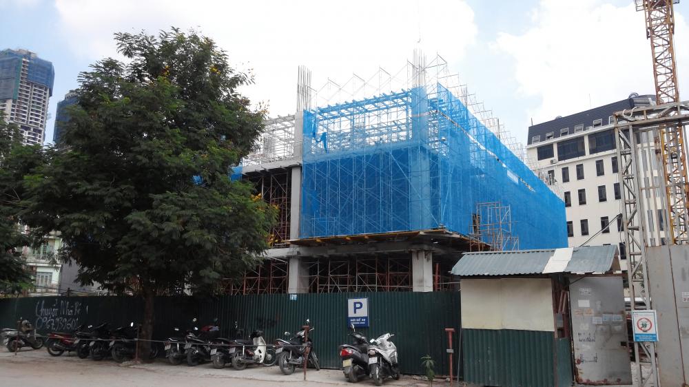 Dự án đang thi công mặt sàn tầng 3