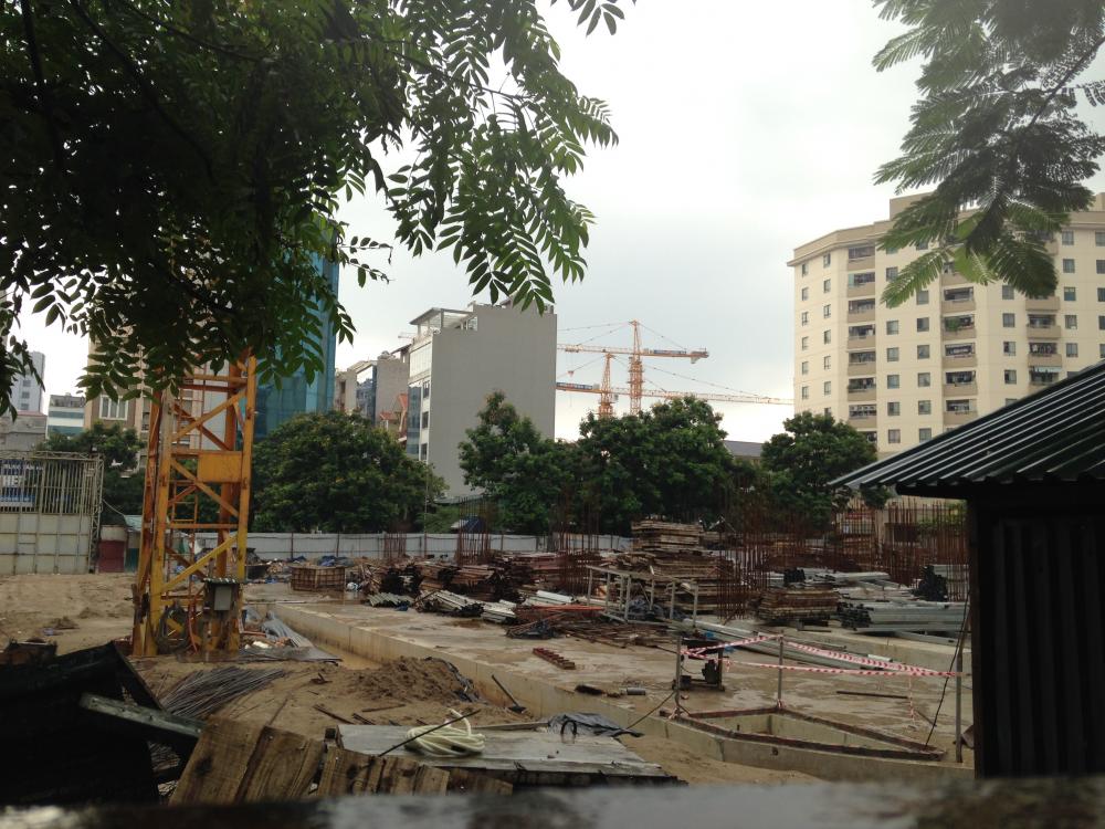 Dự án đang tiếp tục hoàn thiện phần móng