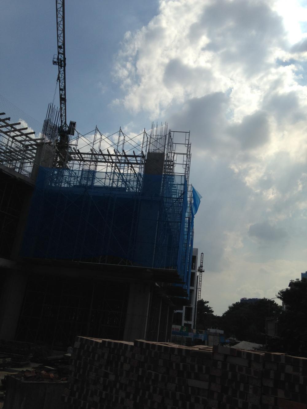 Dự án đang thi công mặt sàn tầng 3