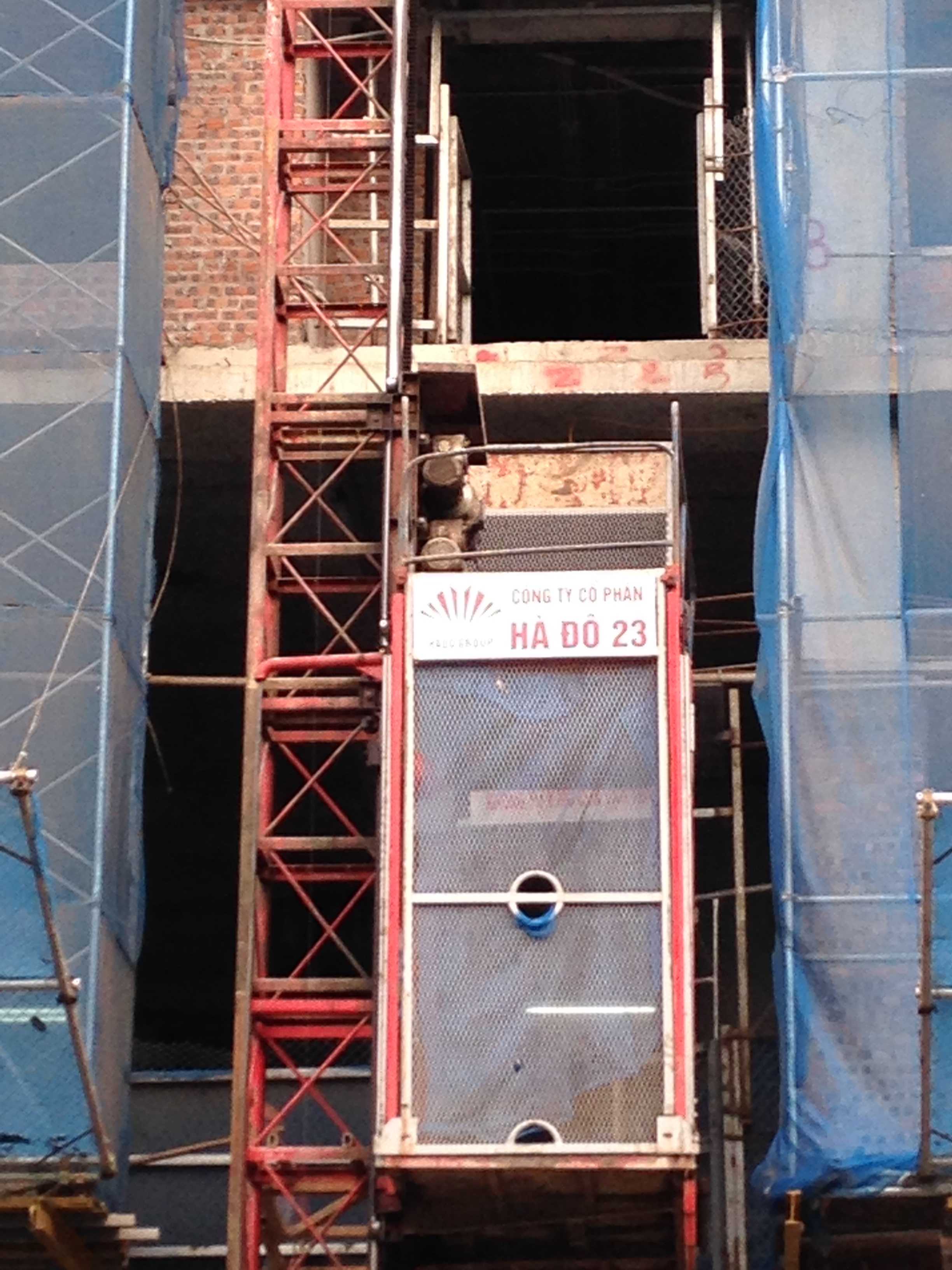 Dự án đang thi công tới mặt sàn tầng 16