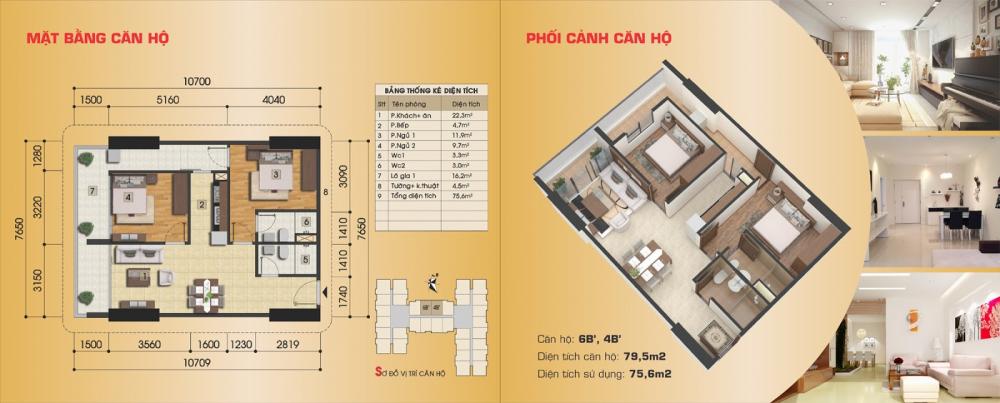 Thiết kế căn hộ 6B'