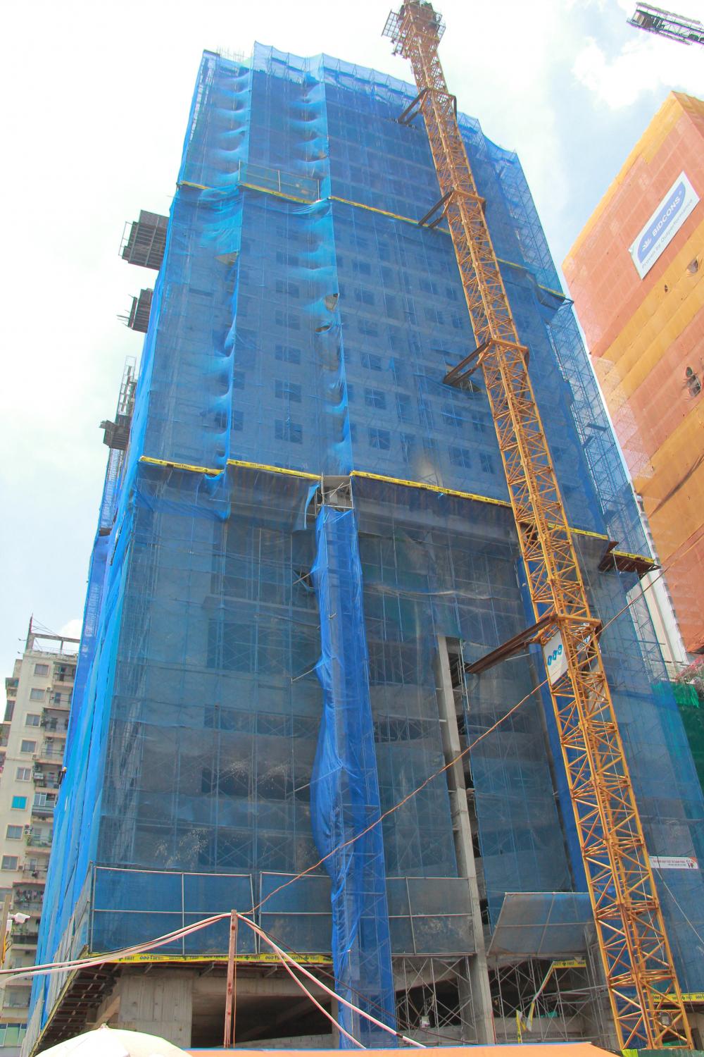 Dự án đang thi công tới tầng 22