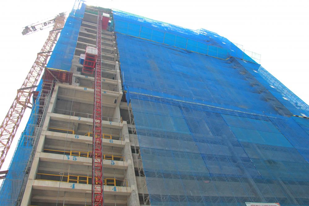 Dự án đang thi công tới tầng 22