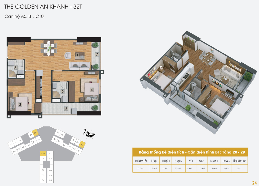 Thiết kế căn hộ C10