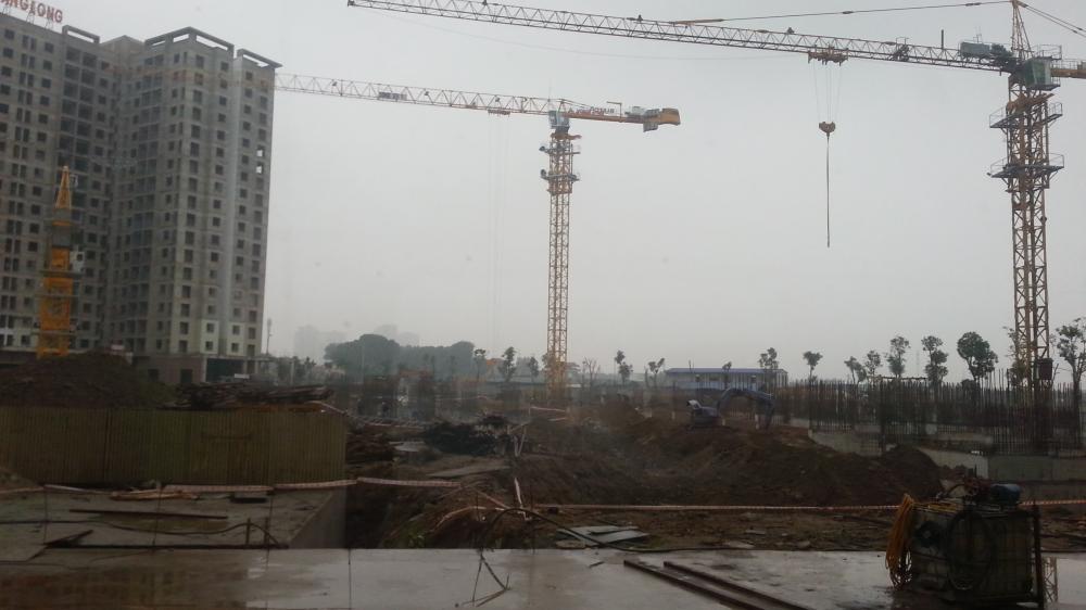 Dự án đang xây dựng phần thô