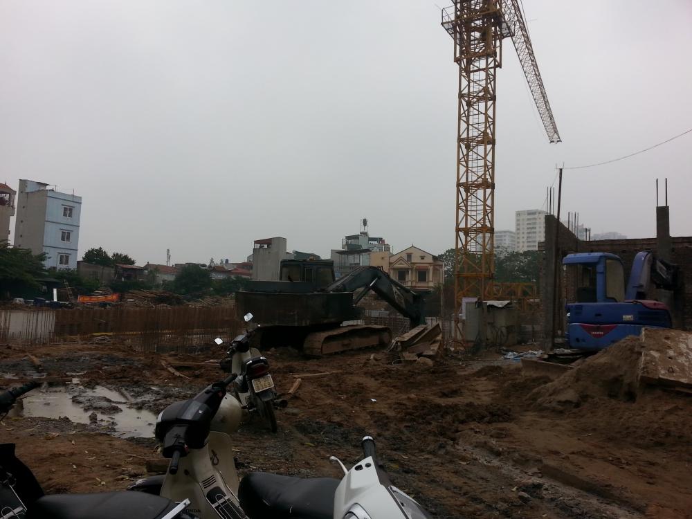 Dự án đang xây dựng phần thô