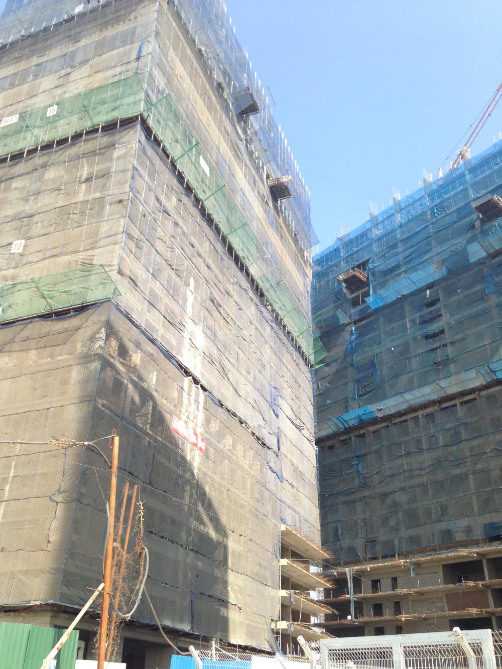 Dự án đang thi công tới mặt sàn tầng 24