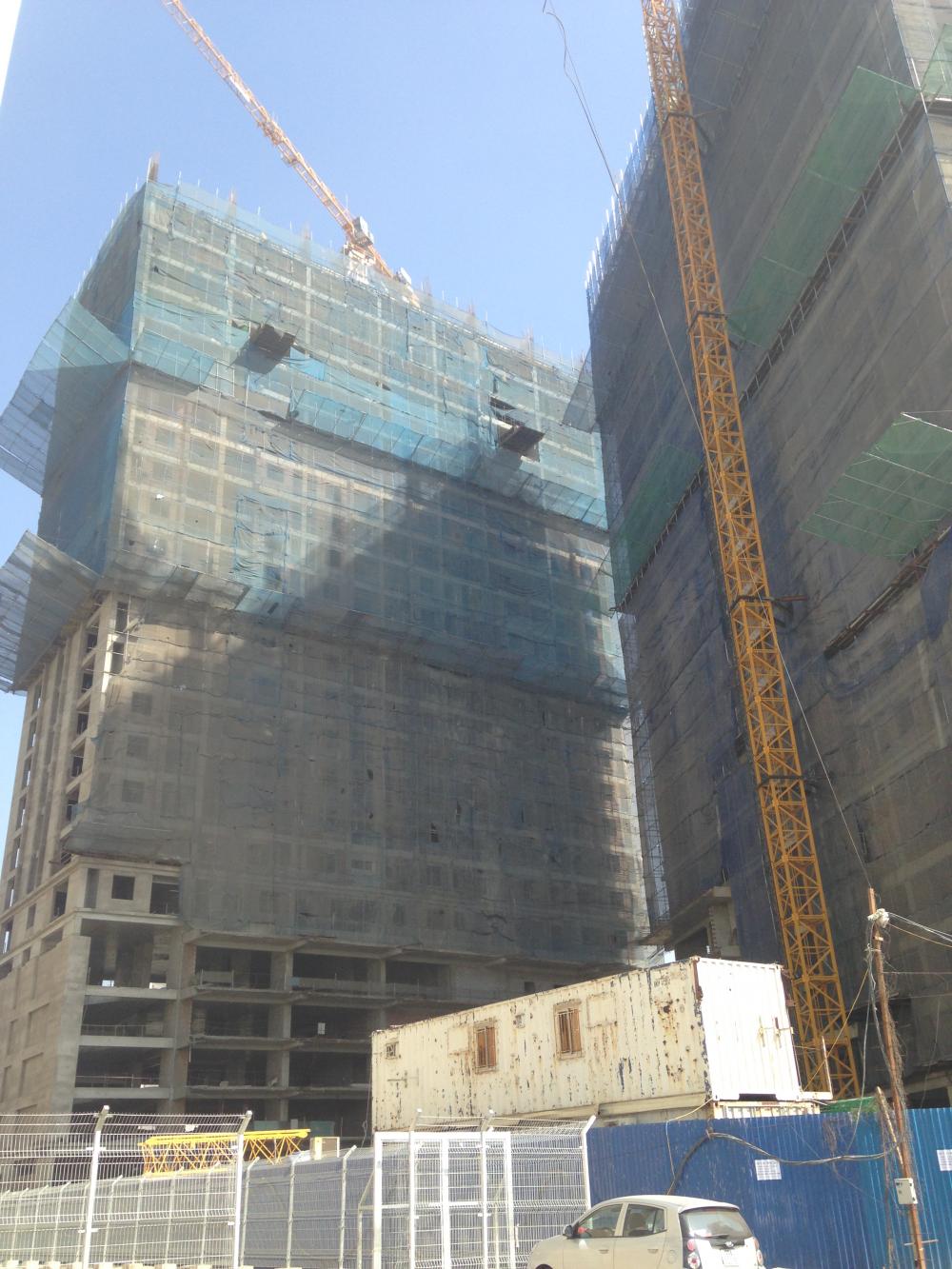 Dự án đang thi công tới mặt sàn tầng 24
