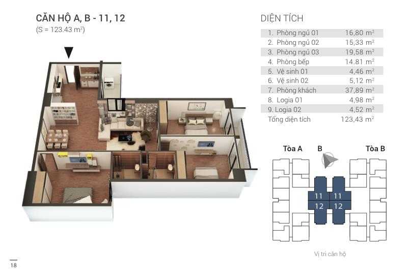 Thiết kế căn hộ 11, 12