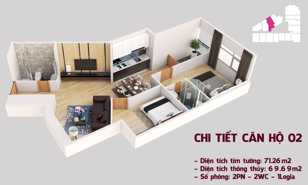 Thiết kế căn hộ 02