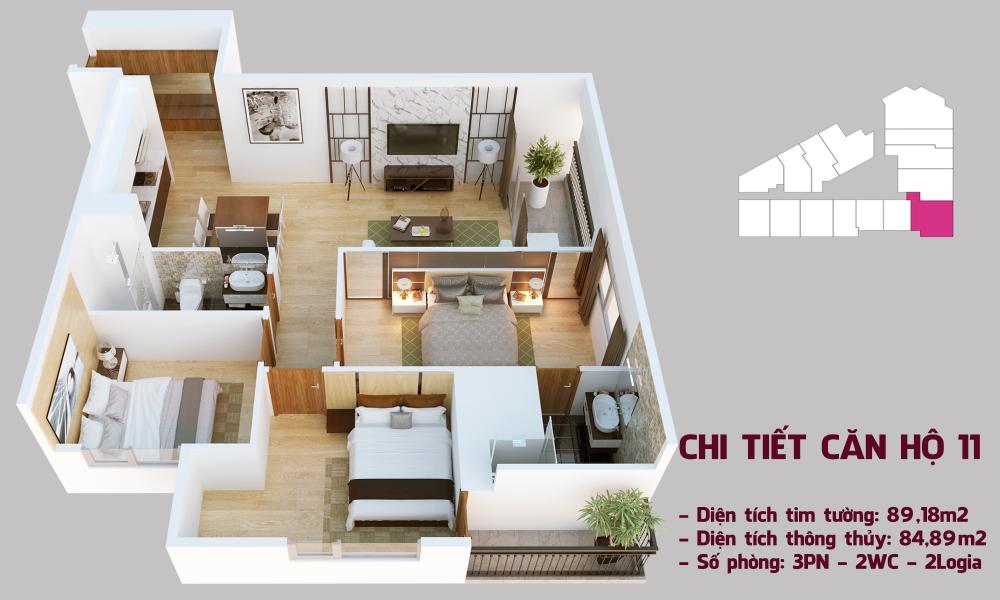 Thiết kế căn hộ 11