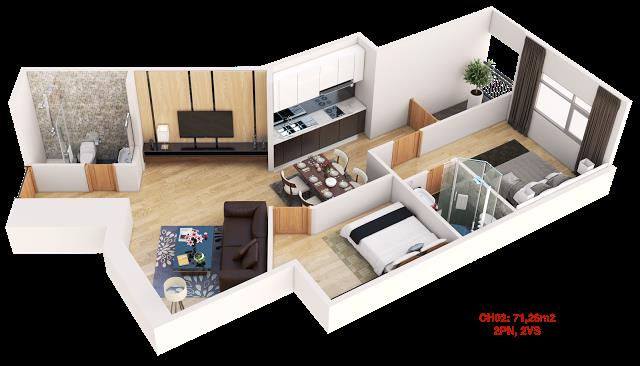 Thiết kế căn hộ 02