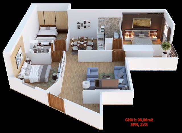 Thiết kế căn hộ 01