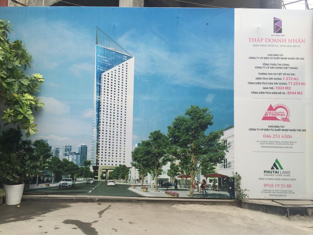 Dự án đang thi công tới mặt sàn tầng 27