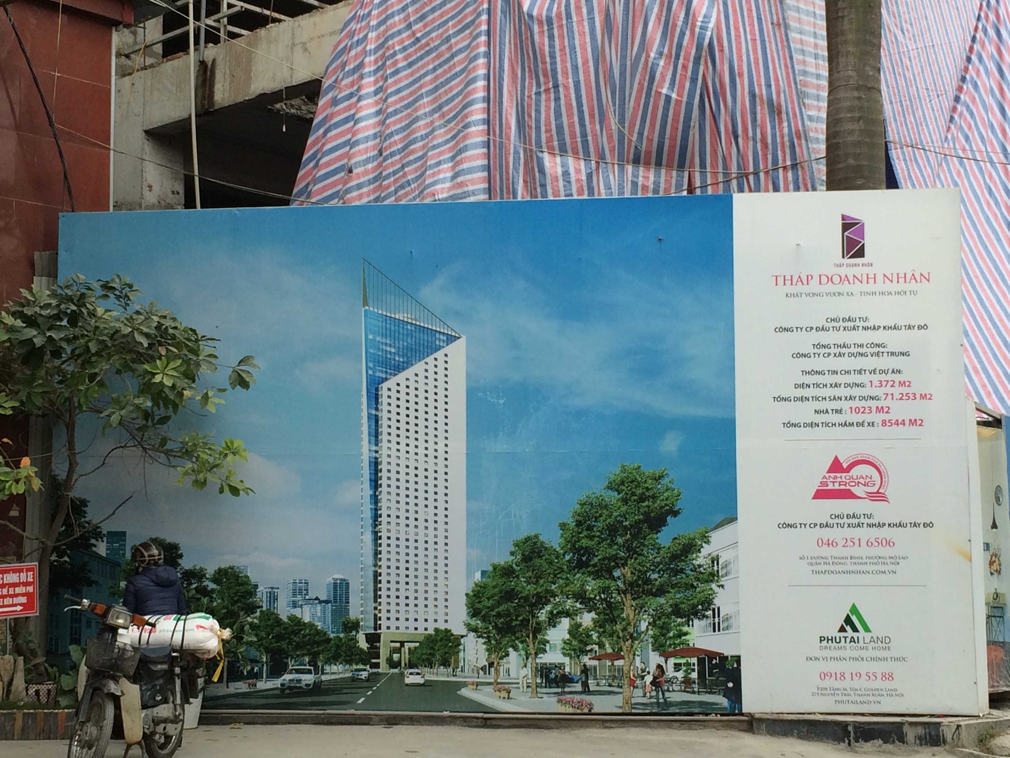 Dự án đang xây dựng tới mặt sàn tầng 40