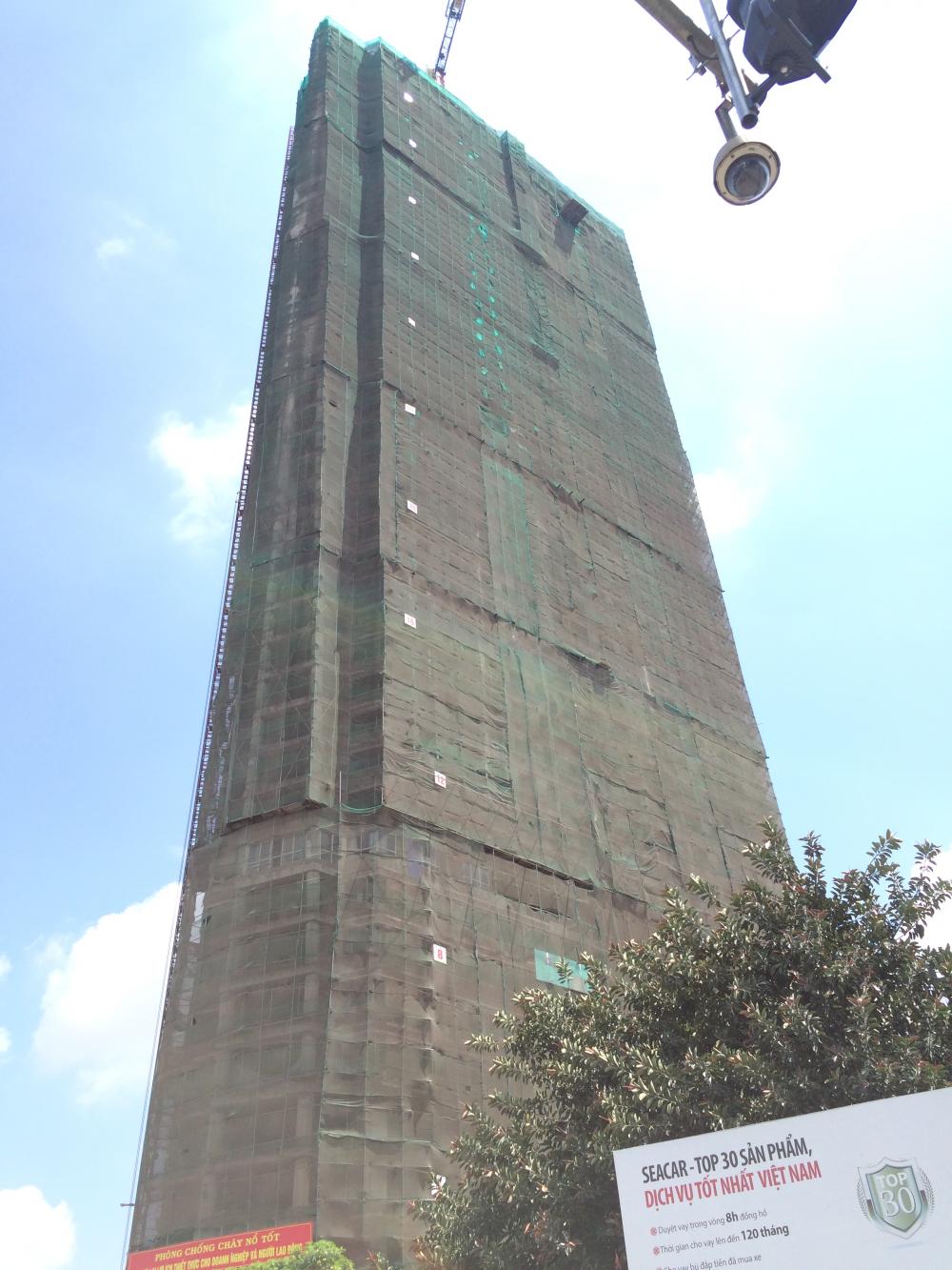 Dự án đang thi công tới mặt sàn tầng 48