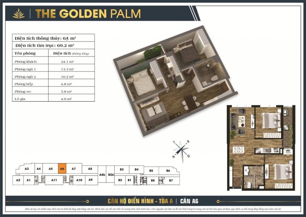 Thiết kế căn hộ A6